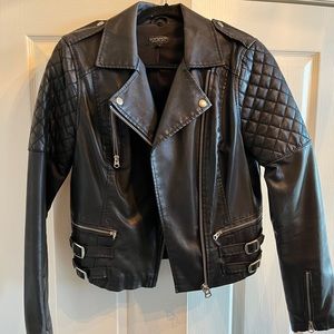 Women Leather Jacket - Top Shop - Medium